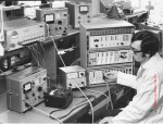 L300 being tested in the Microwave Lab, Gloucester Street