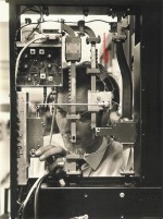 Close-up of M1117 transmitter shelf