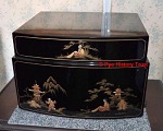 Pye Blackbox record player Chinese Lacquer style finish 1953