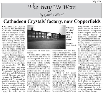 Article from Linton Gazette (2006)