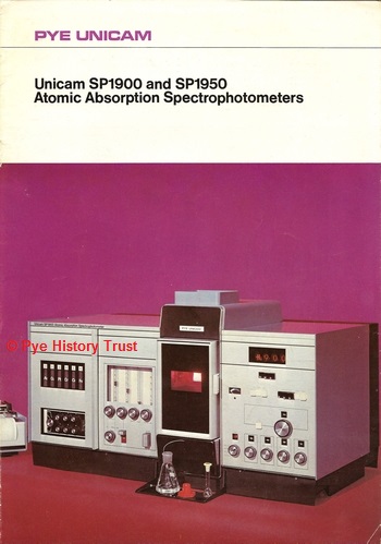 Pye Unicam SP1900 and SP1950 Brochure